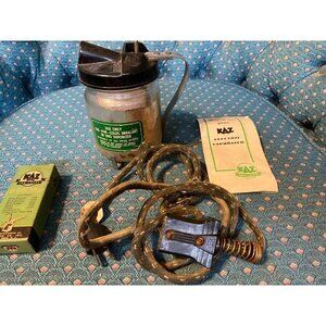VINTAGE WITH BOX ELECTRIC VAPORIZIER KAZ NUMBER 45 MEDICAL COLLECTIBLE